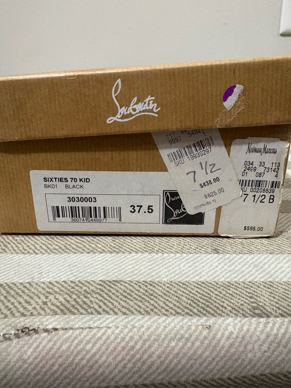 👠Christian Louboutin, Size 7.5 (New Heels, New Soles)